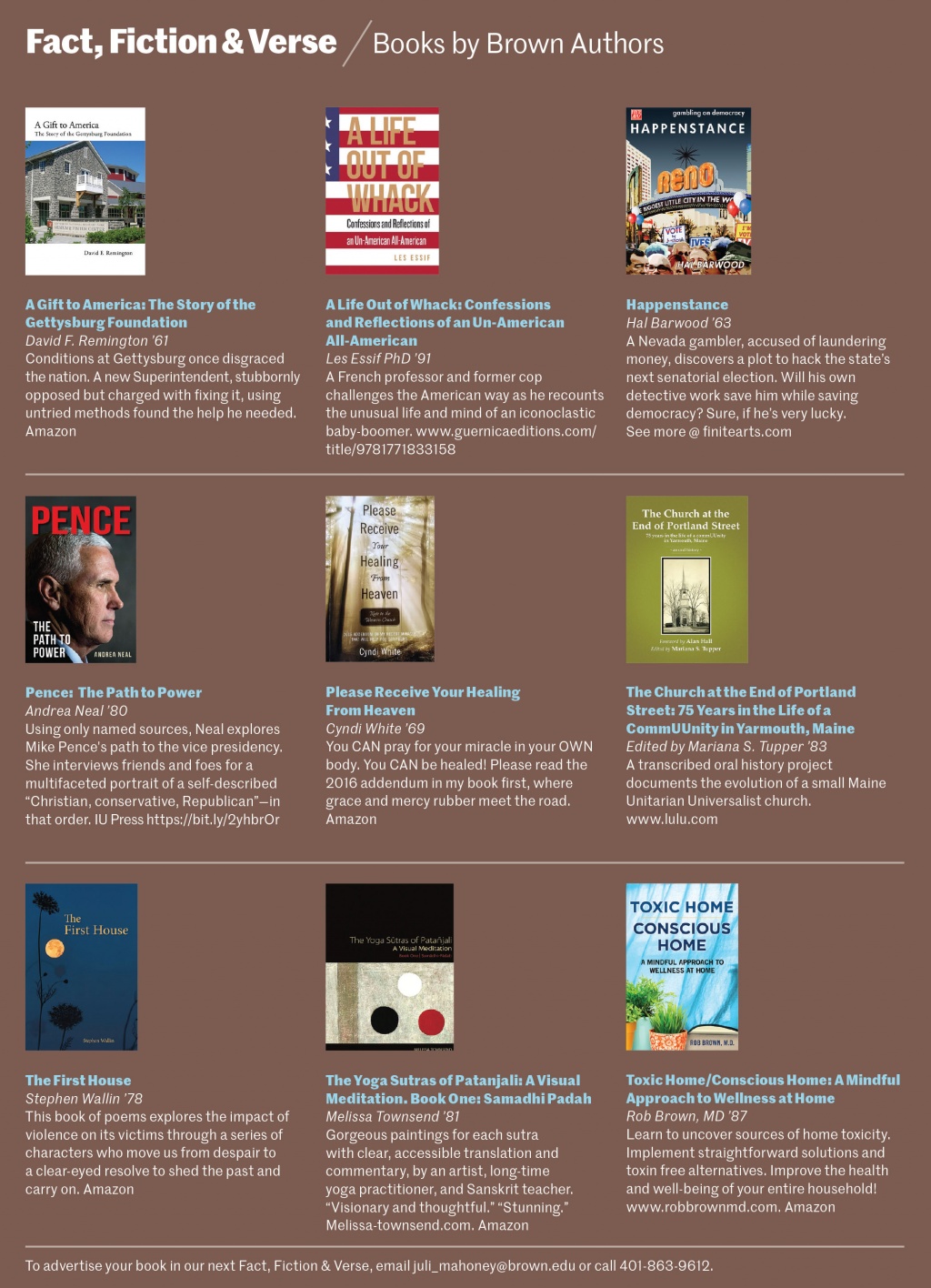 Fact, Fiction & Verse Authors July/August 2018