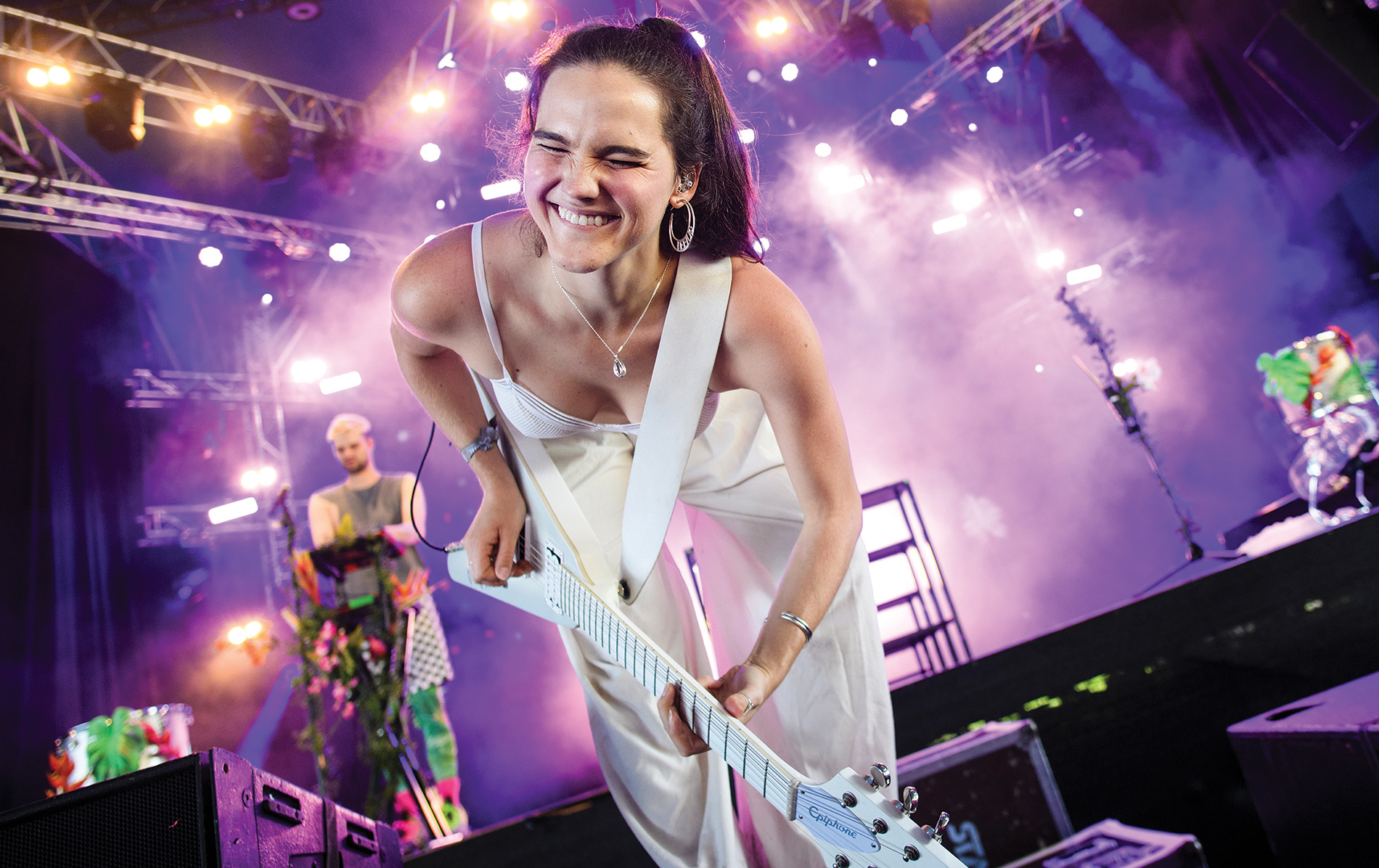 Photograph of the band Sofi Tukker performing