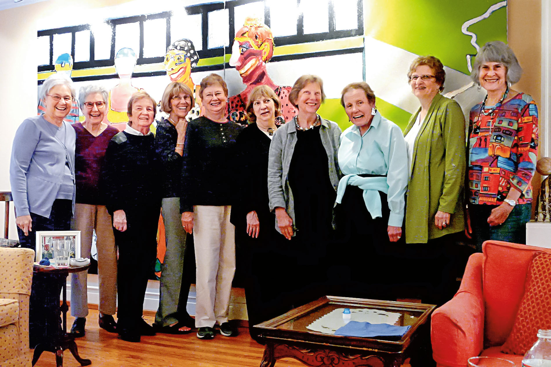 Marjorie Tingle ’60 and friends