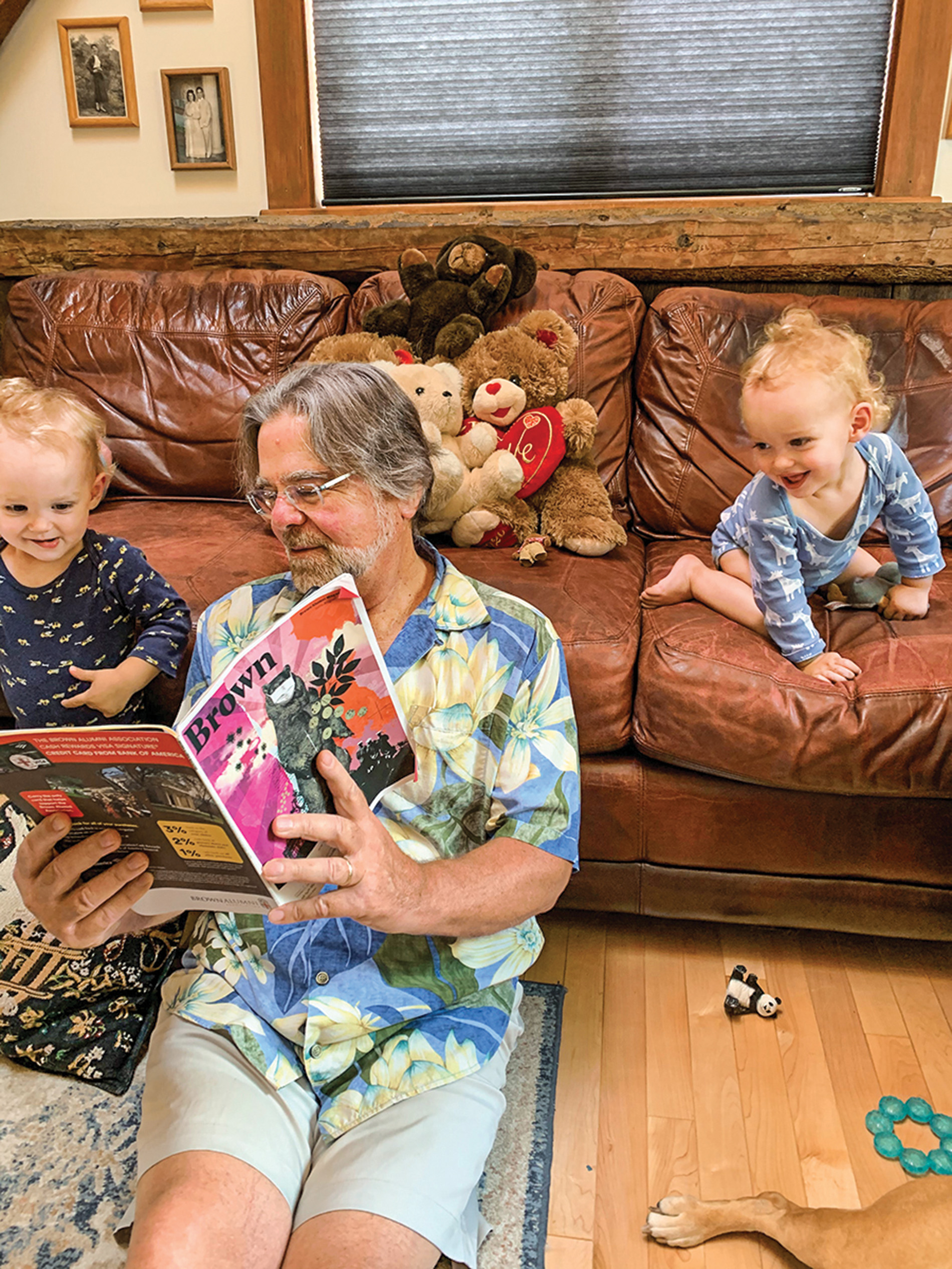 Bruce Richards and grandkids