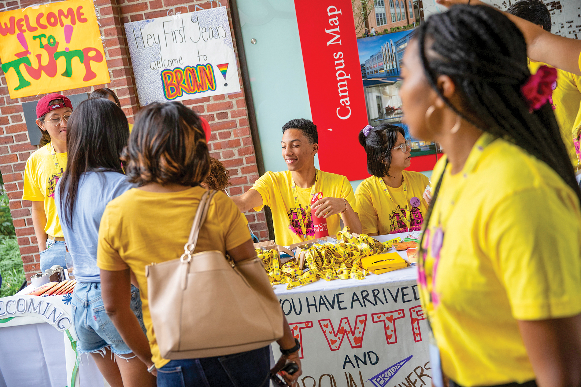 Third World Transition Program students on campus