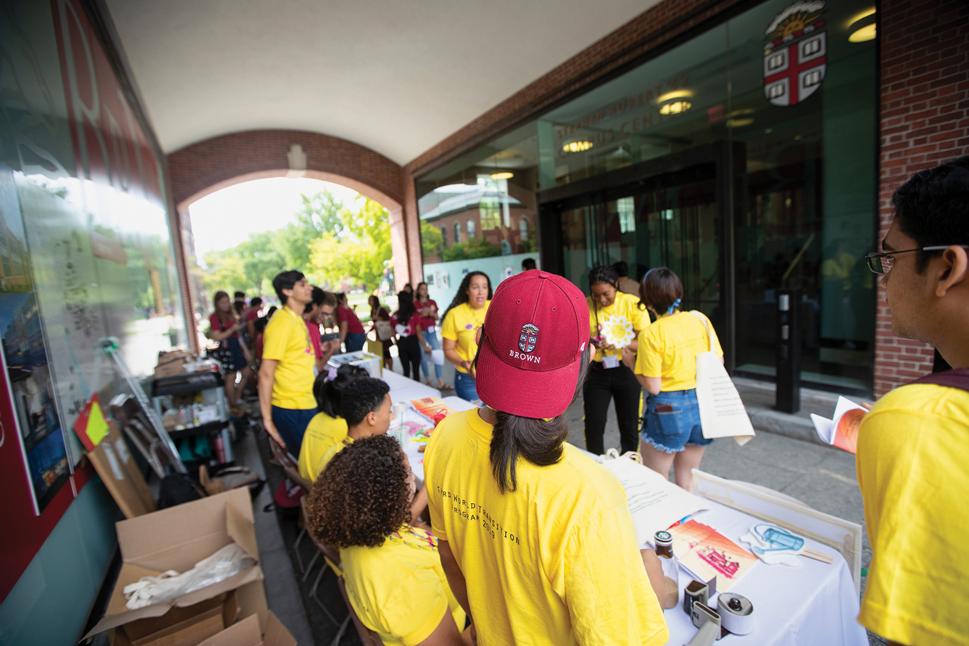 Third World Transition Program students on campus