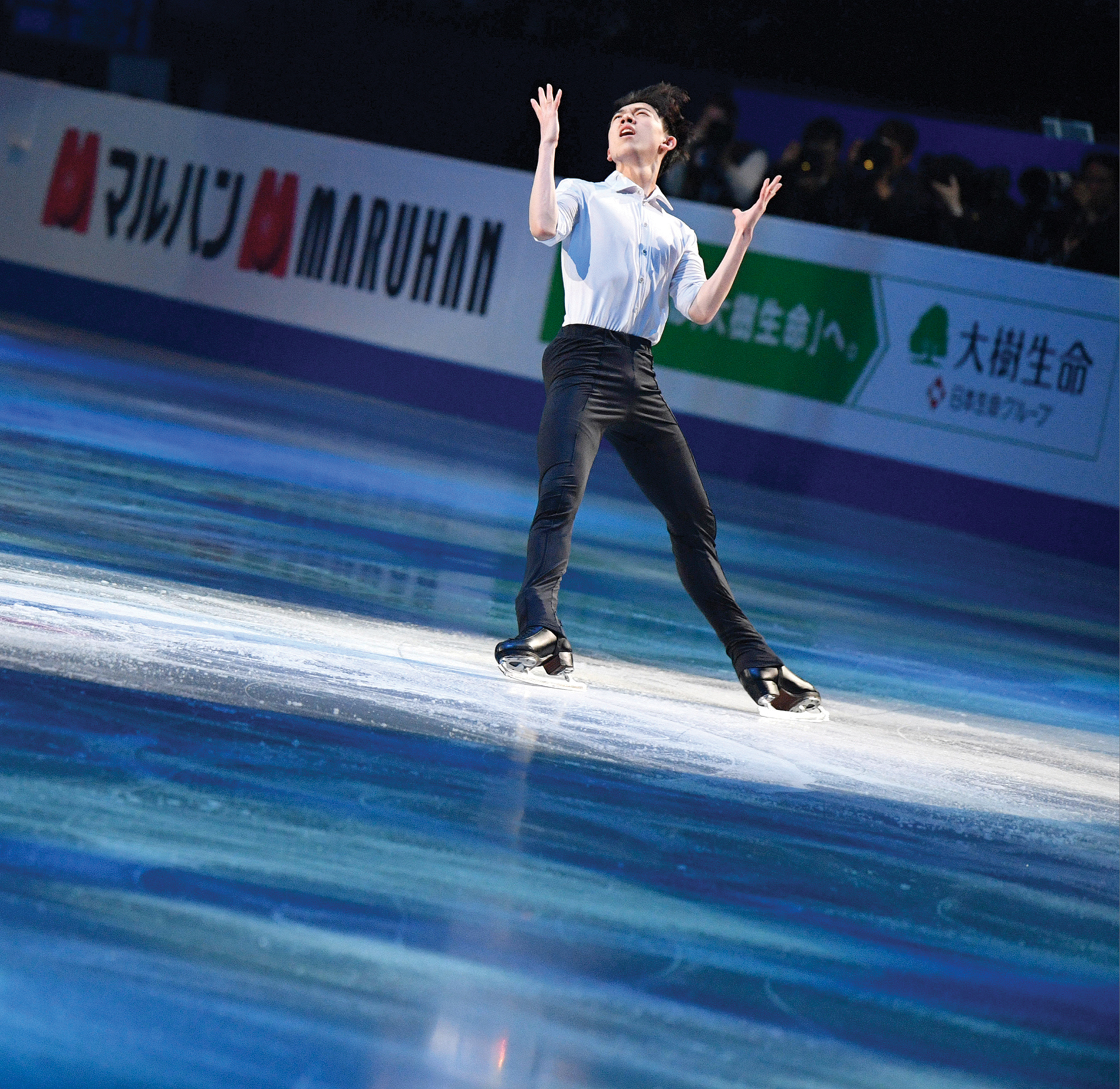 Zhou on the ice