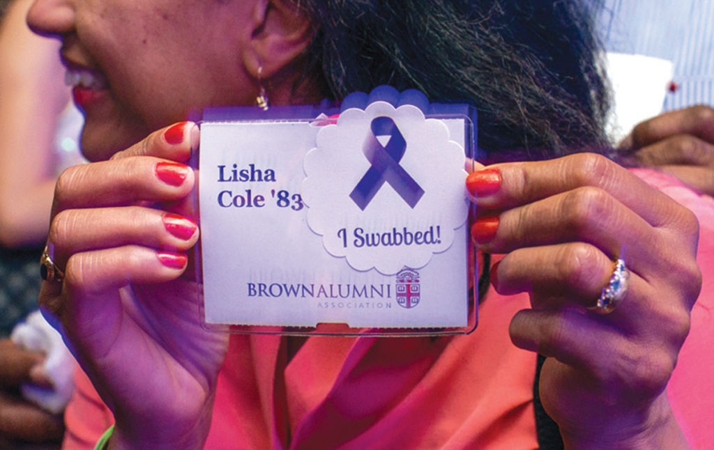 Photo of Lisha Cole ’83 swabbed