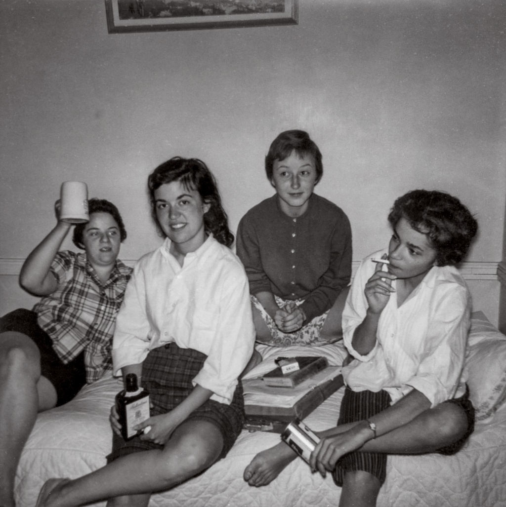 Photo of Pembroke Hangout - girls in dorm room who quash stereotypes