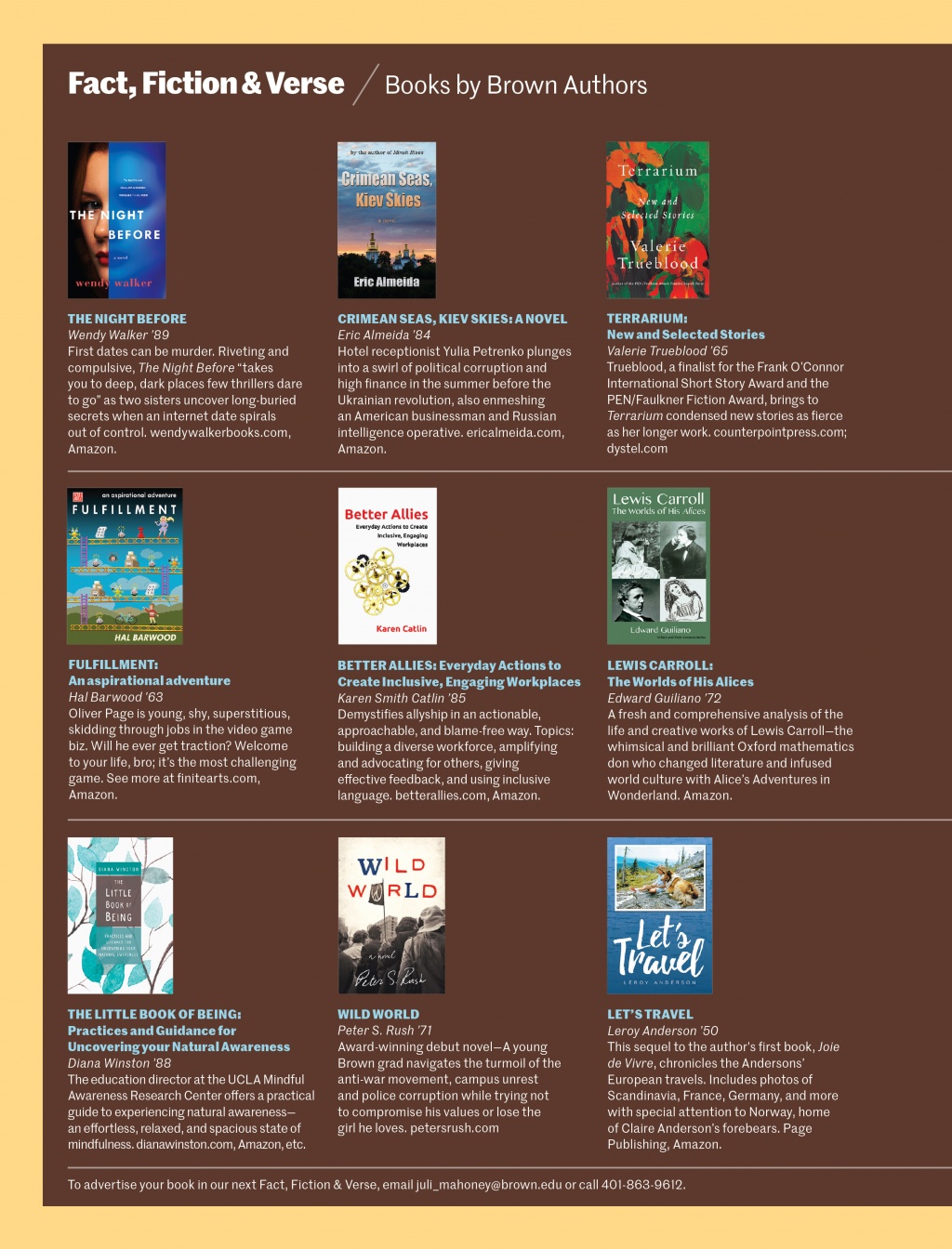 Books by Brown authors - covers and text