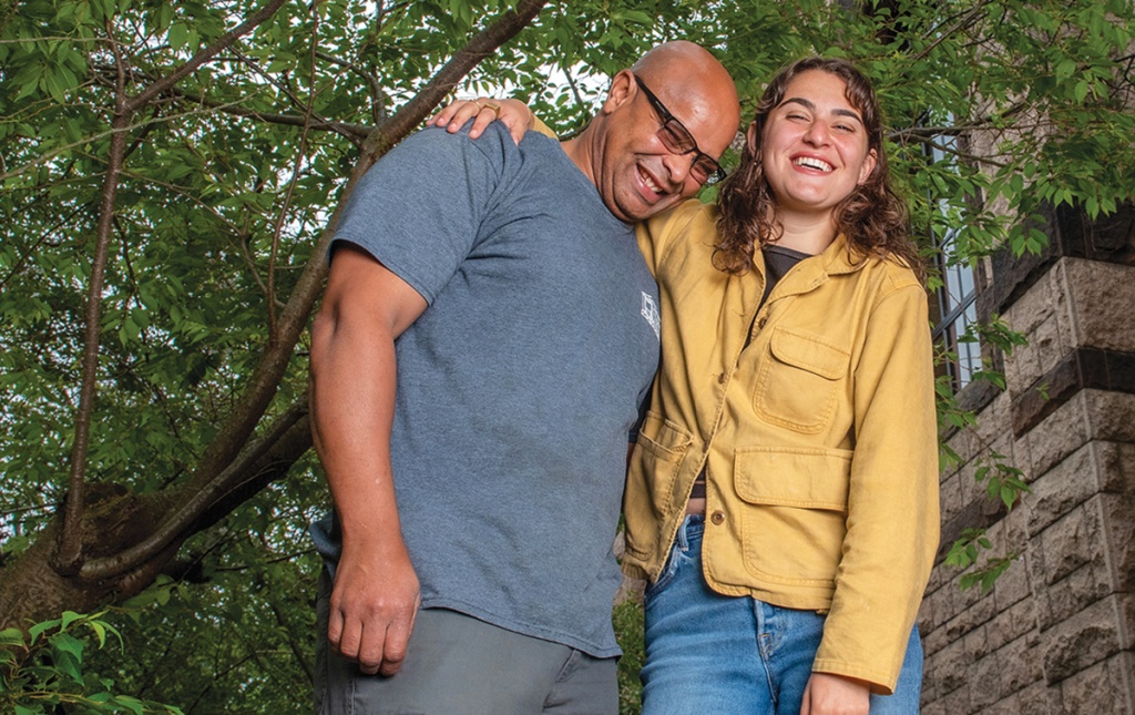 portrait of Joshua and Sophie