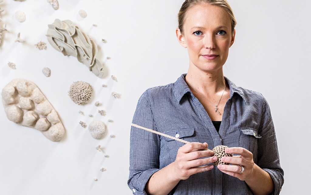 Portrait of Courtney Mattison in her studio