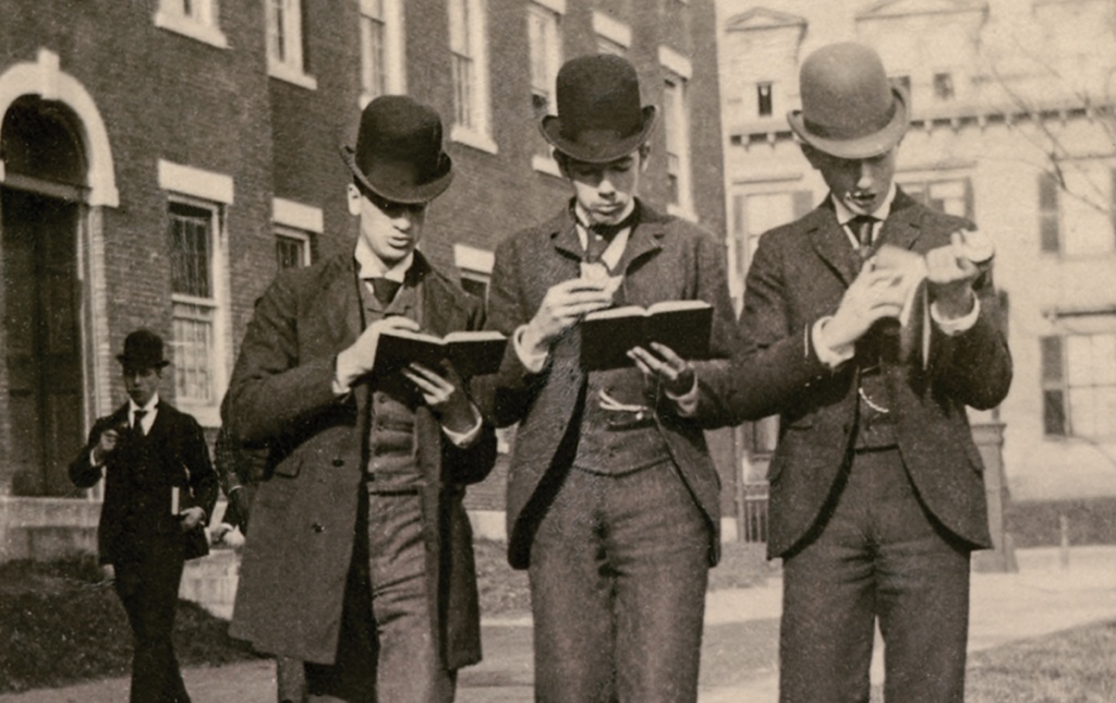 Image of three men from Brown class of 1888