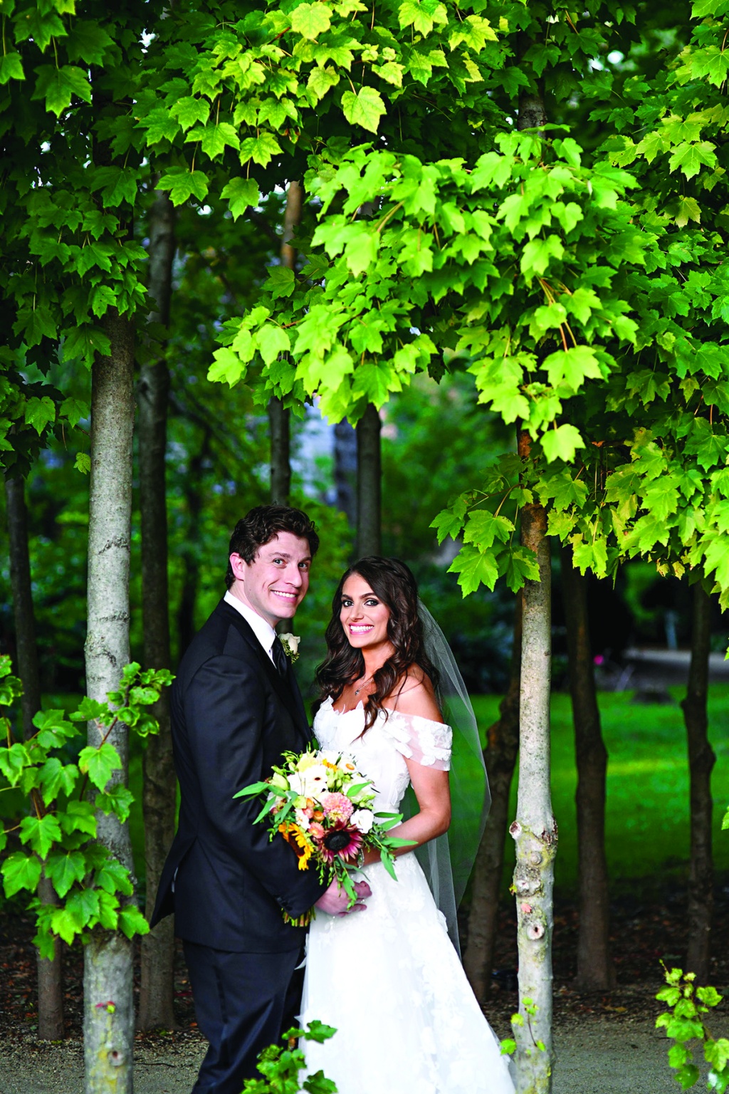 Sara D'Apolito Dworkin ’10 wedding photo