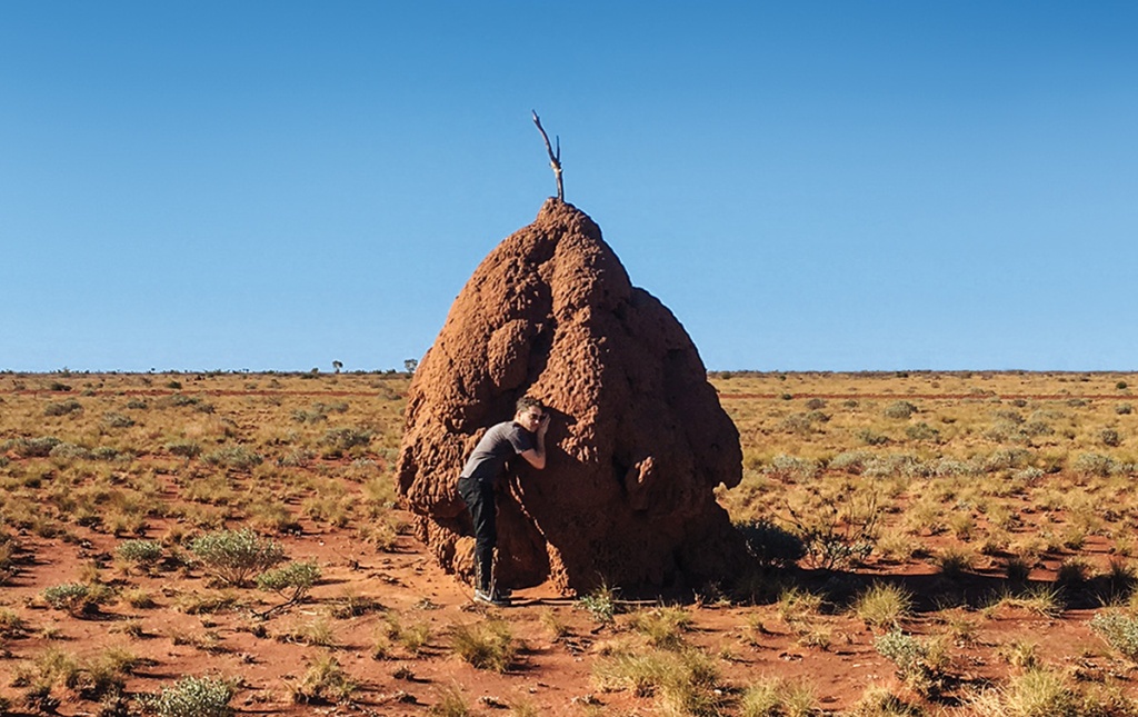 Image of Daniel Sherrell in the Outback of Australia