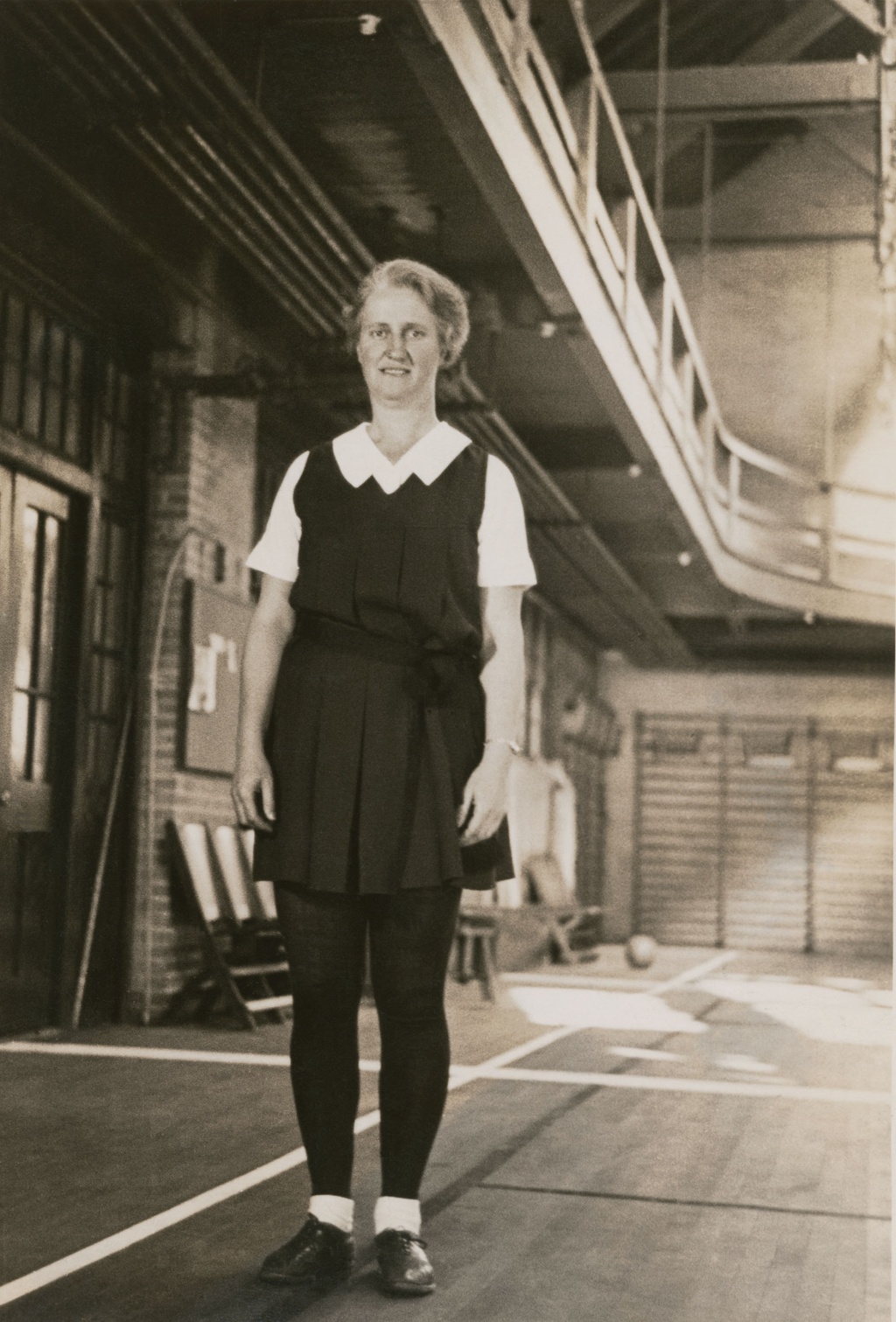 Image of Bessie H. Rudd in Sayles Gym