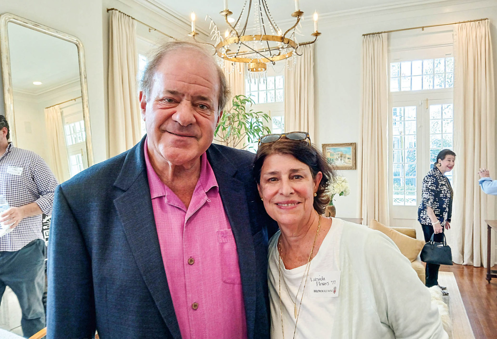 Lucinda Flowers ’77 & Chris Berman77