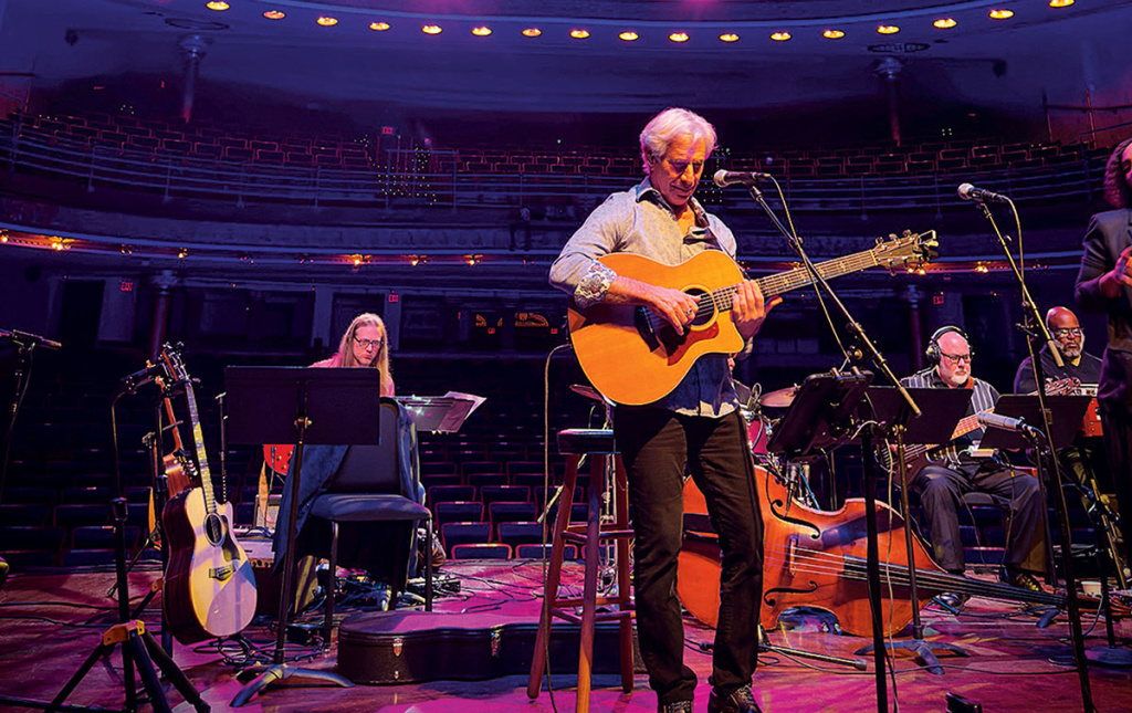 George Barrett on stage