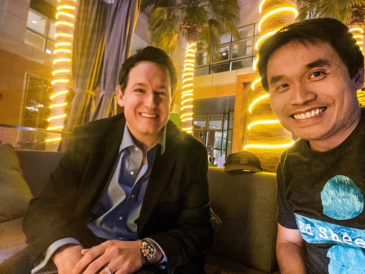 Calvin Ho ’03 & Alex Schultes 