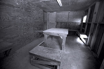 Photo of an interrogation room.