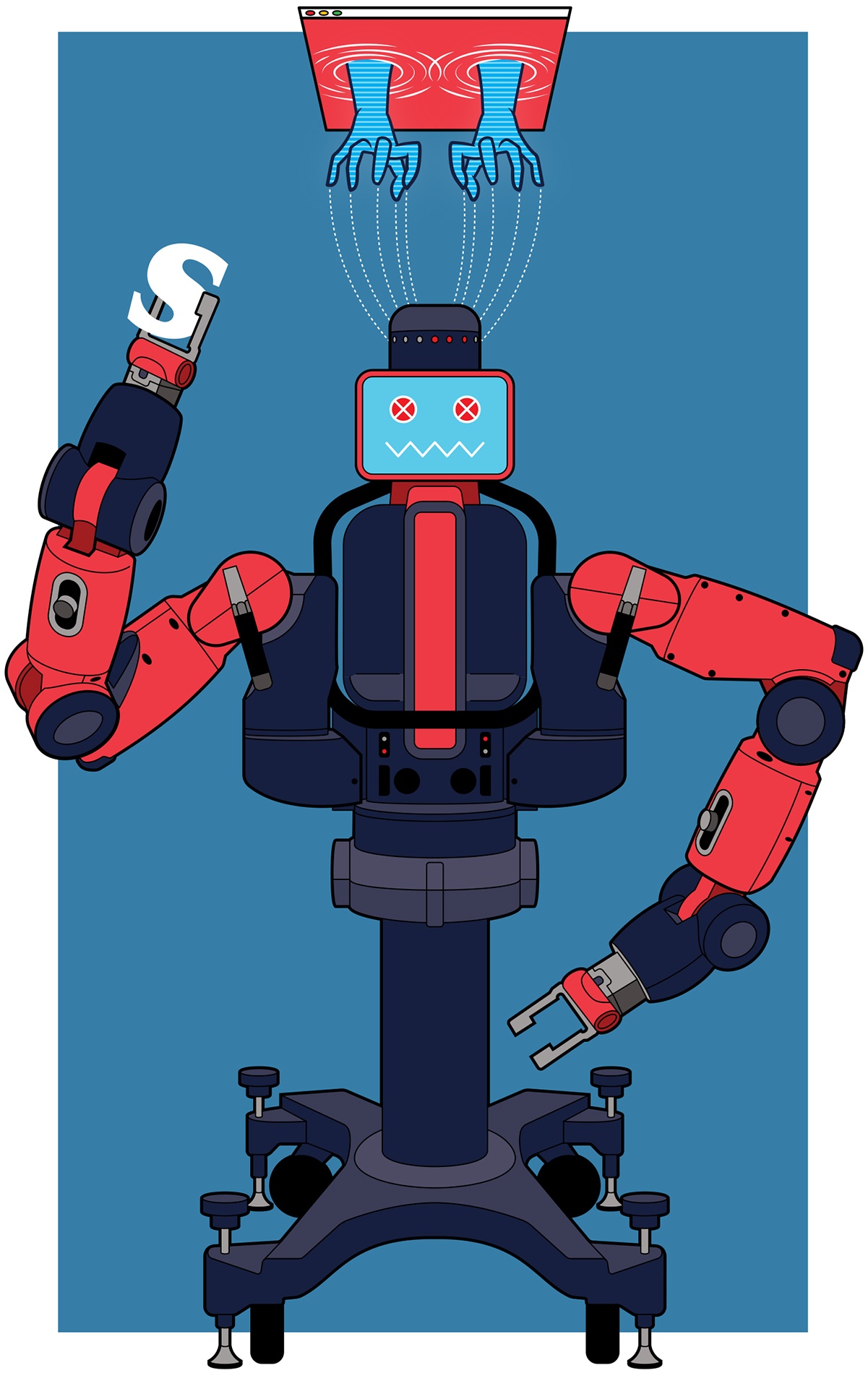 Illustration of a robot