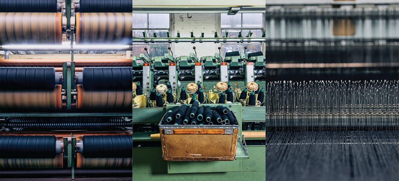 Spindles and looms at two of American Woolen’s revived factory buildings