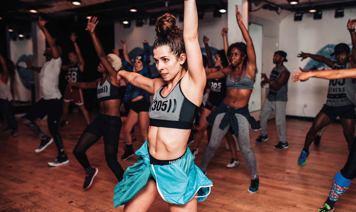 Photograph of Sadie Kurzban ’12 dancing