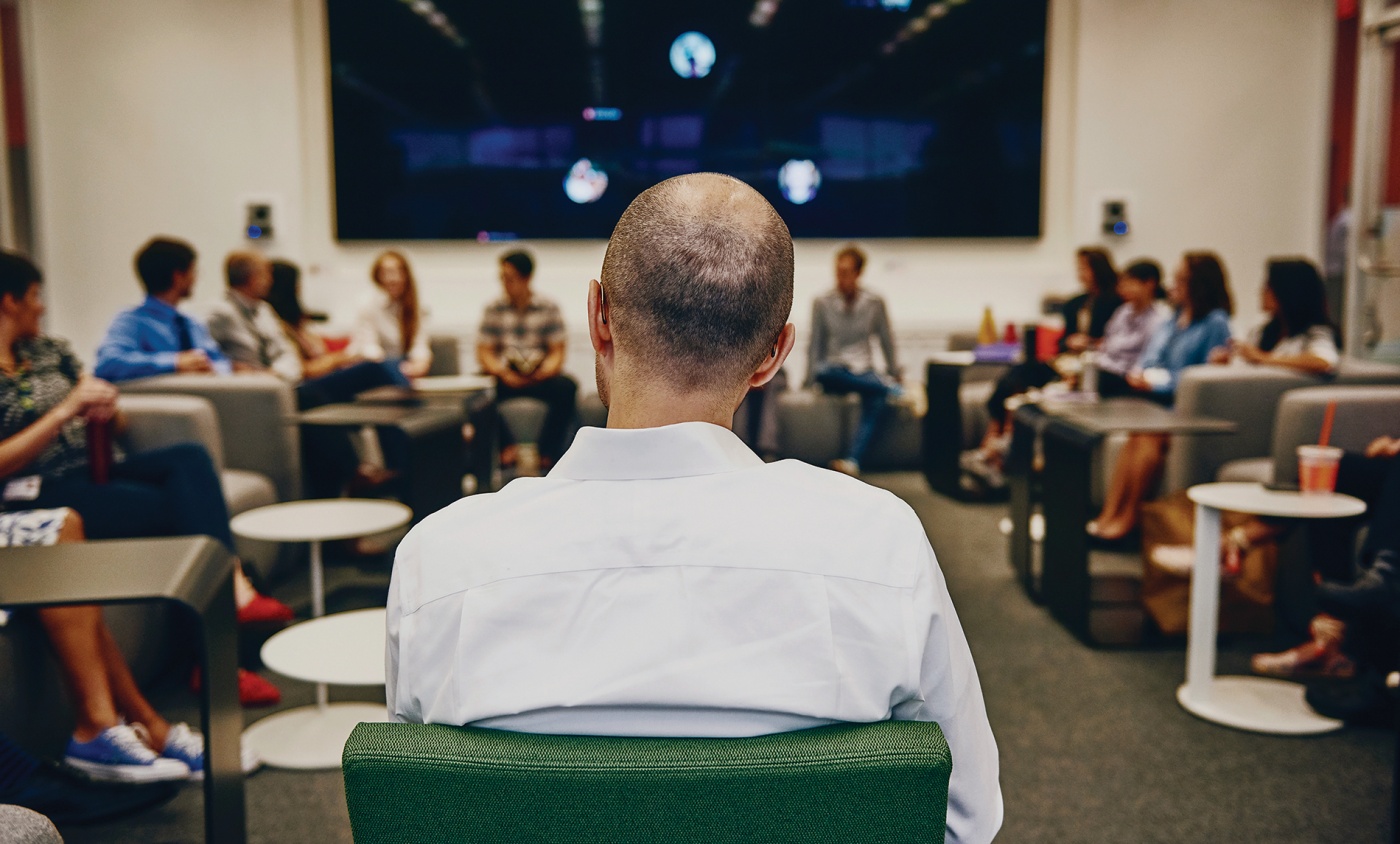 AG Sulzberger conducts a meeting at the NYT