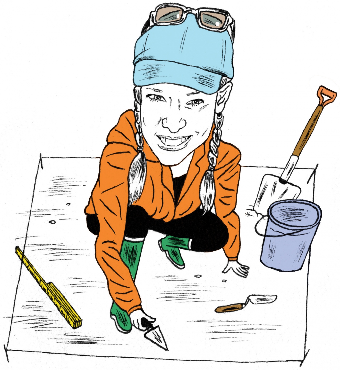 Illustration of Julie Esdale ’09 PhD