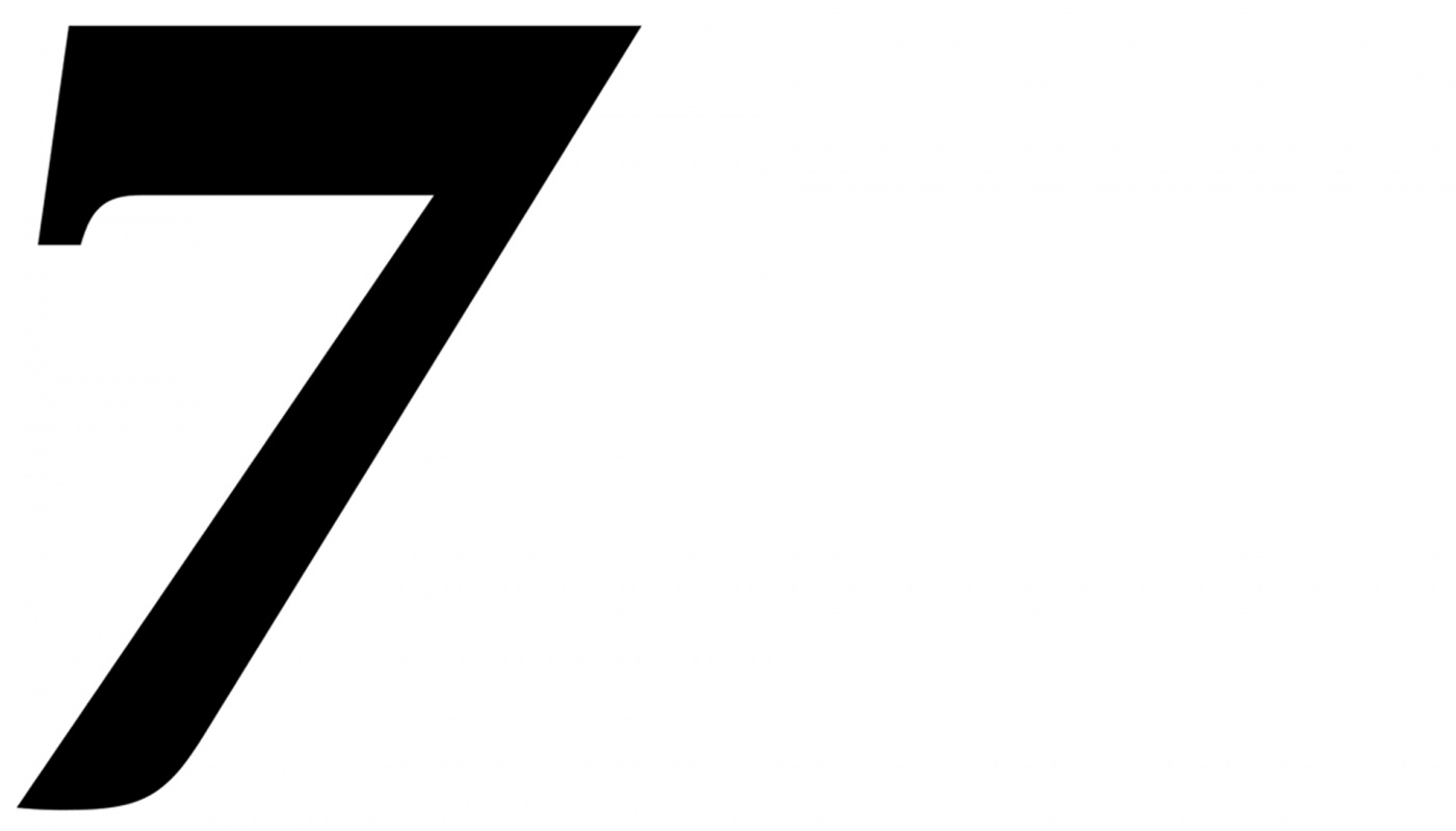 the numeral 7