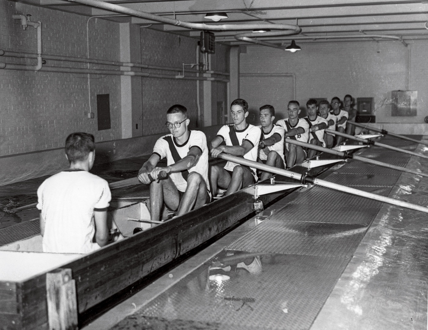 1960 crew training indoors