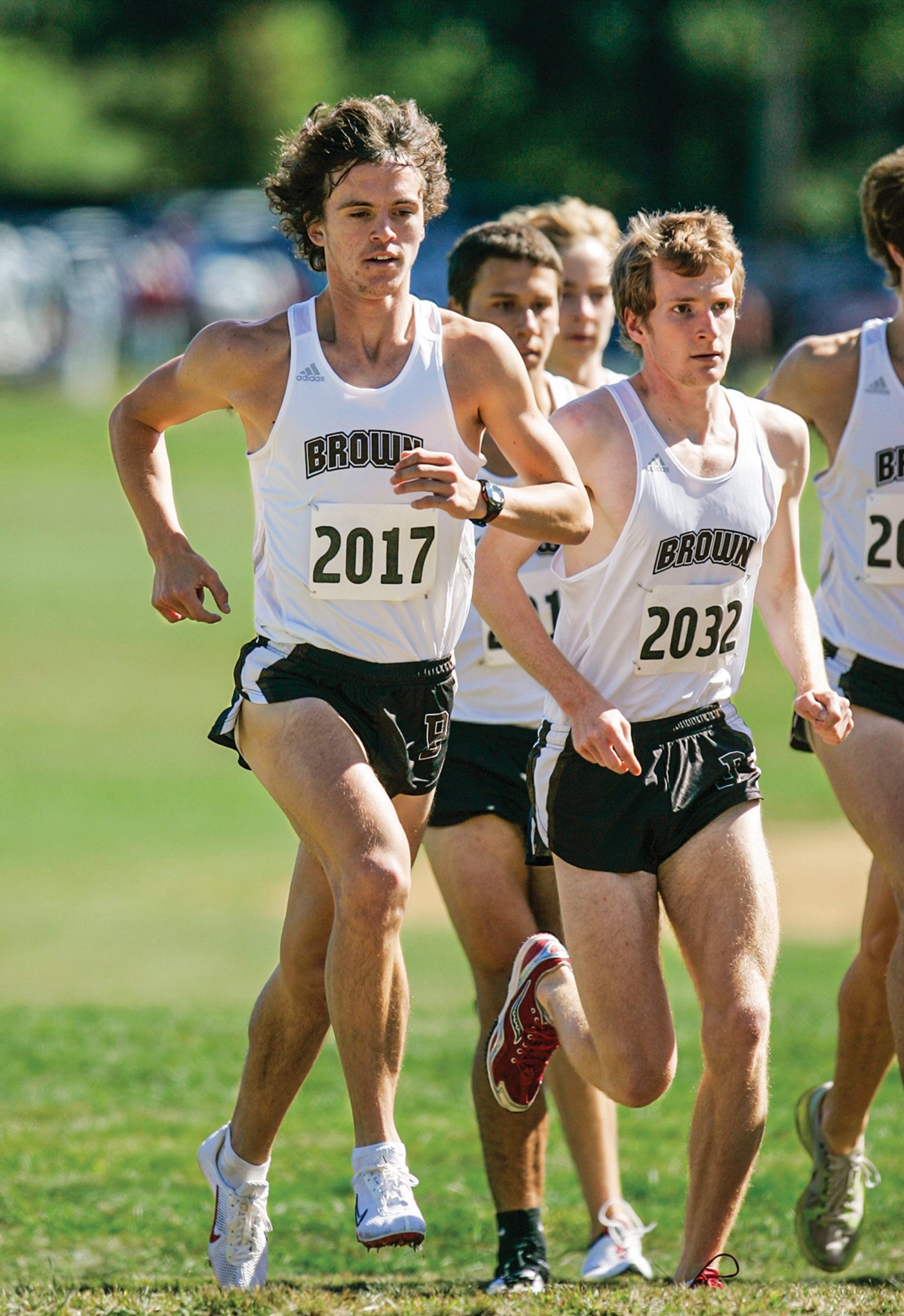 Runner Kevin Cooper ’15 in a cross-country race