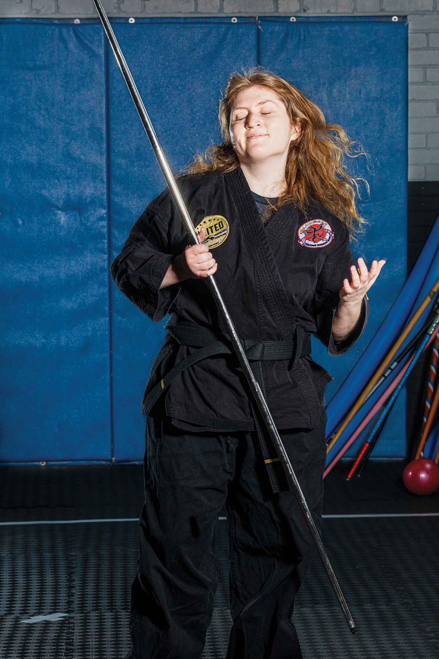 Amelia Spalter at her dojo