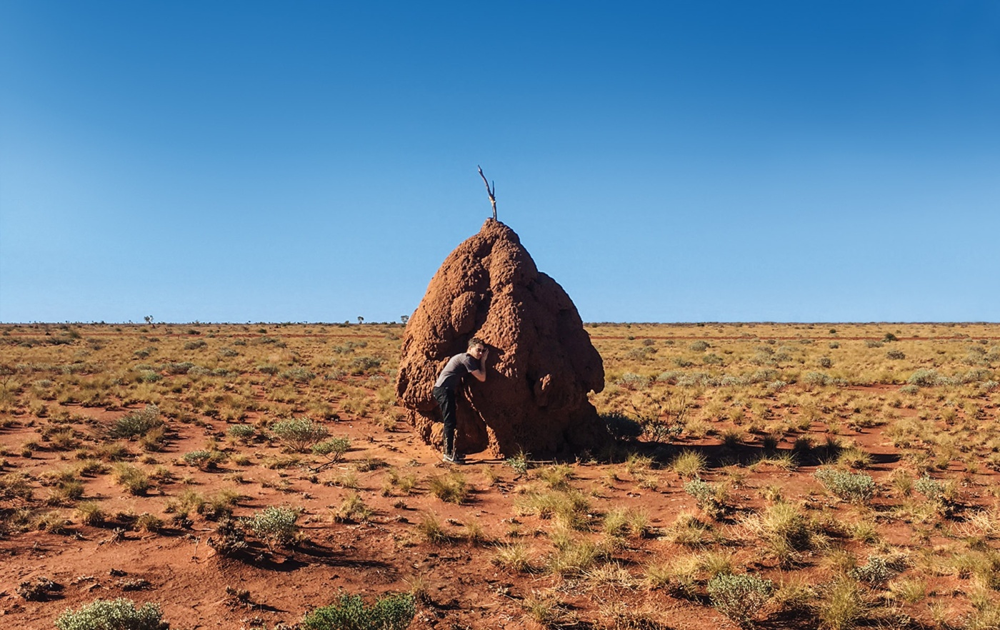 Image of Daniel Sherrell in the Outback of Australia
