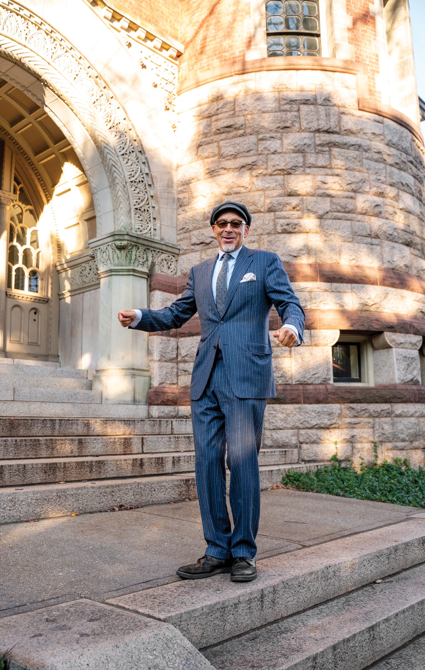 Photo of Andre Willis on Simmons Quad