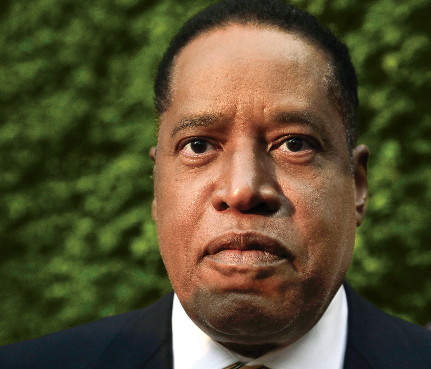 tight head shot of Larry Elder