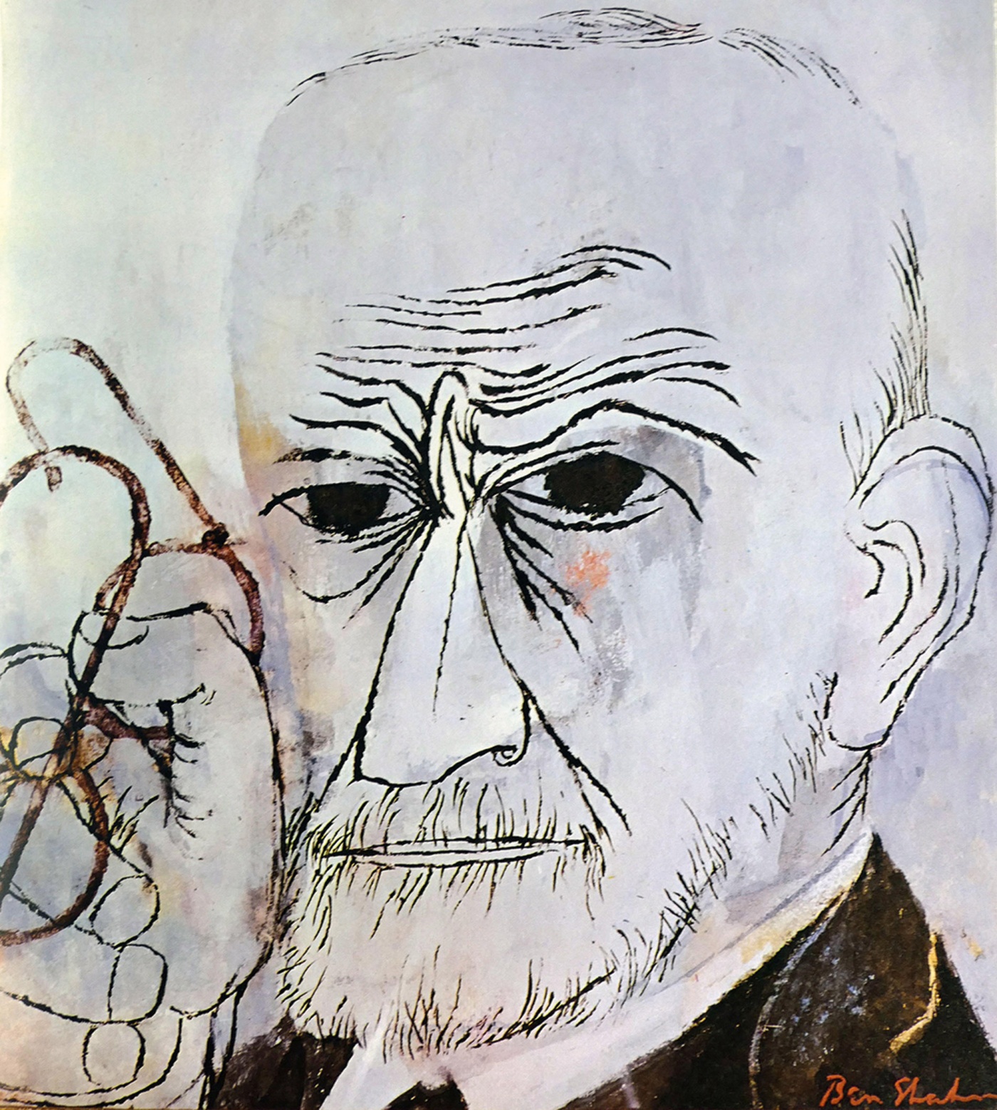 Illustration of Sigmund Freud