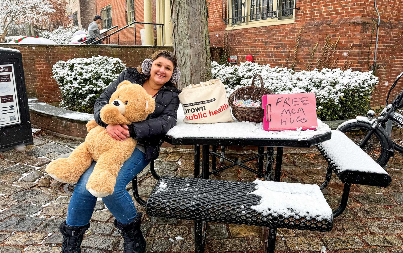 Capotosto stationed outside the Ratty on December 14