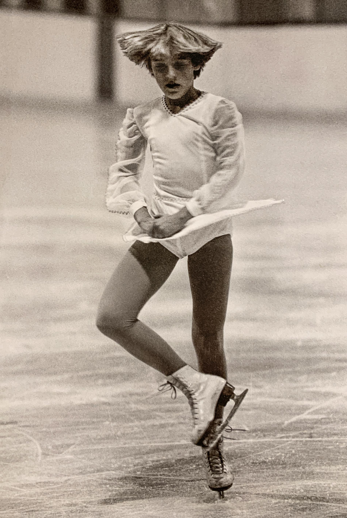 Young Wendy Walker skating