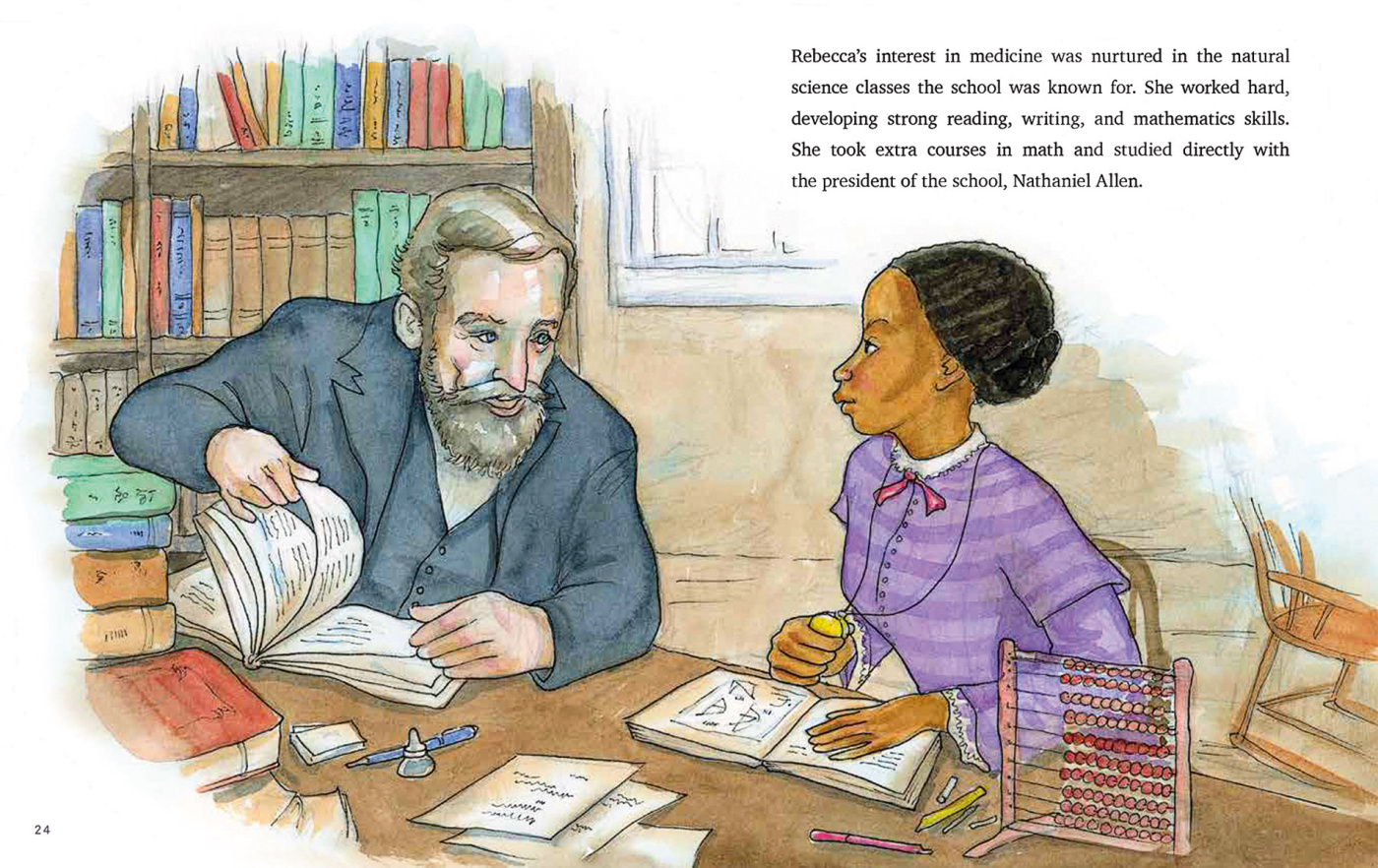 Illustration from children's book "Finding Rebecca"
