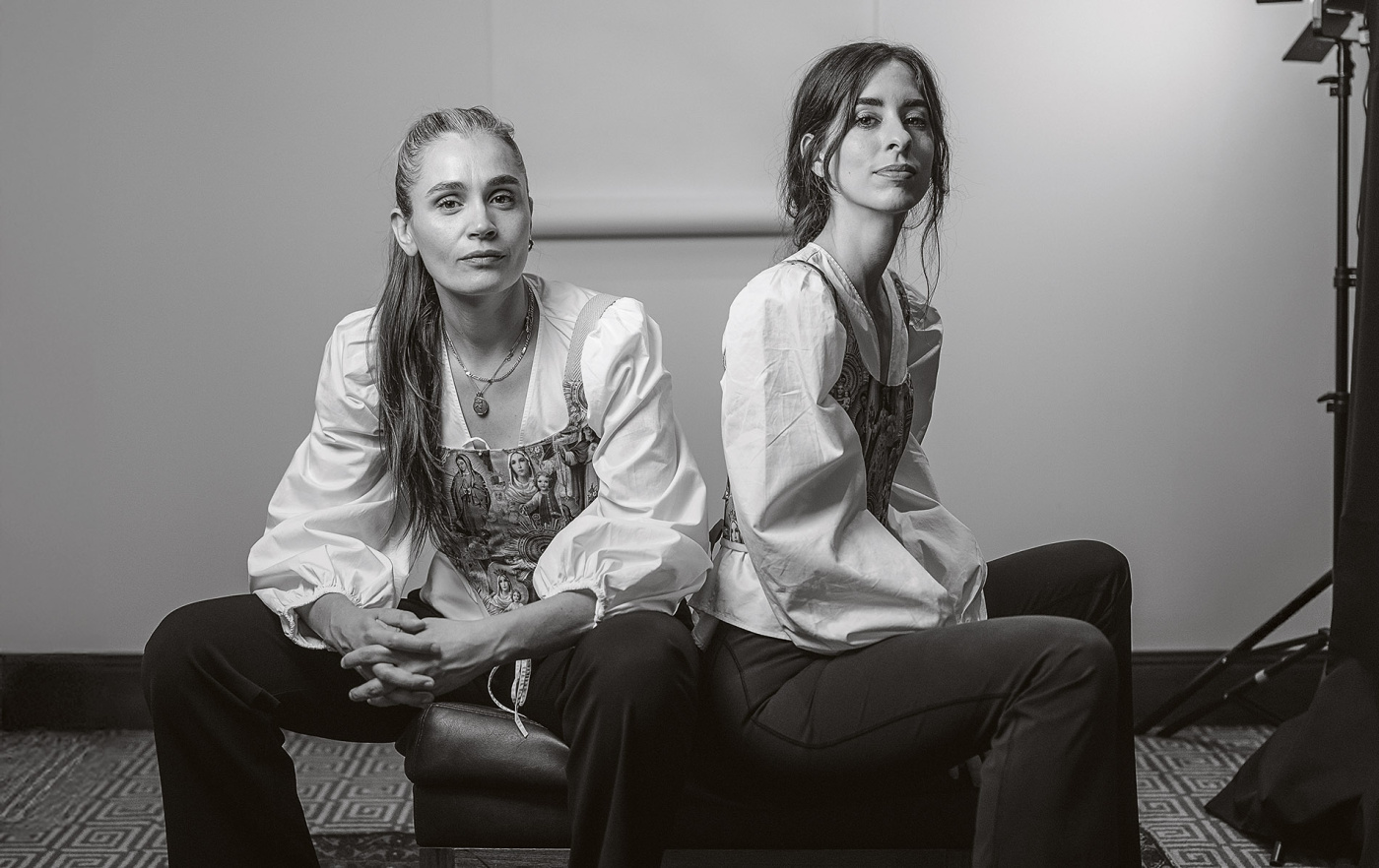 Image of two women sitting