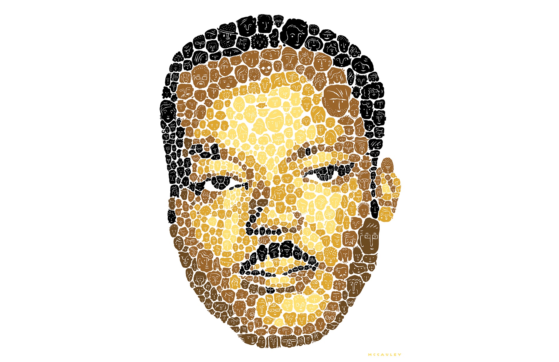 portrait of MLK