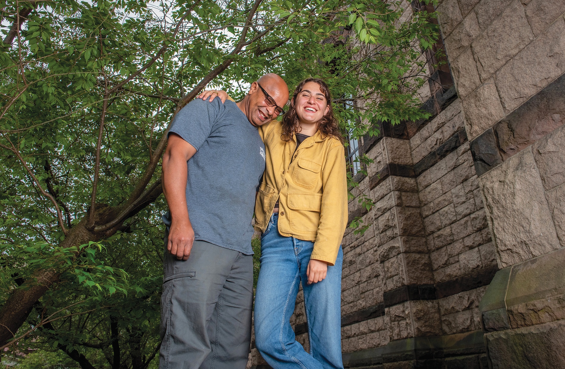 portrait of Joshua and Sophie