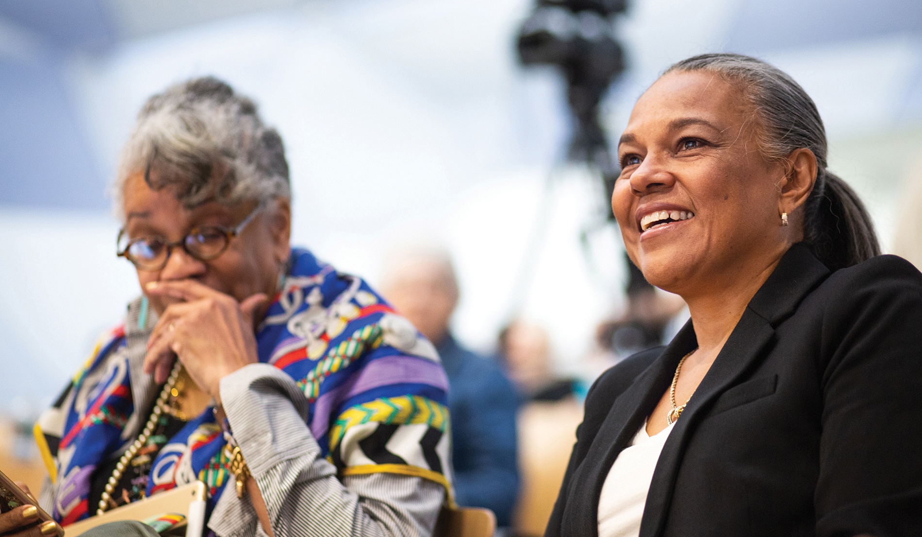 Culinary historian Jessica Harris, left, and food journalist Toni Tipton-Martin