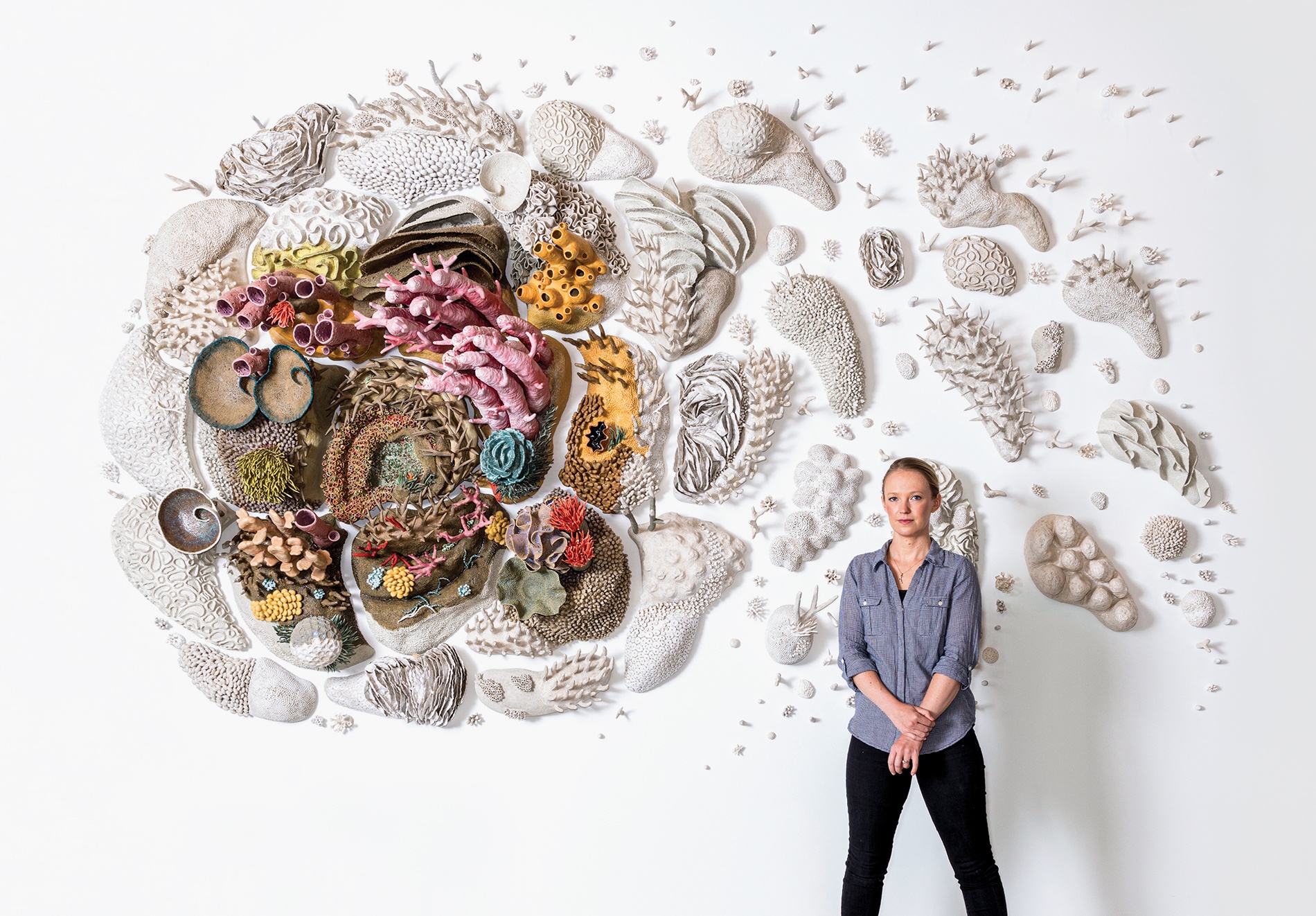 Portrait of Courtney Mattison in her studio