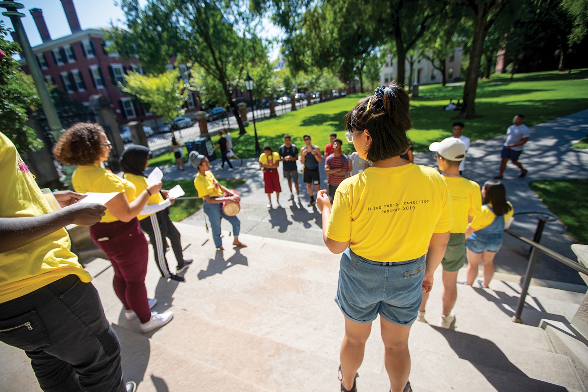 Third World Transition Program students on campus