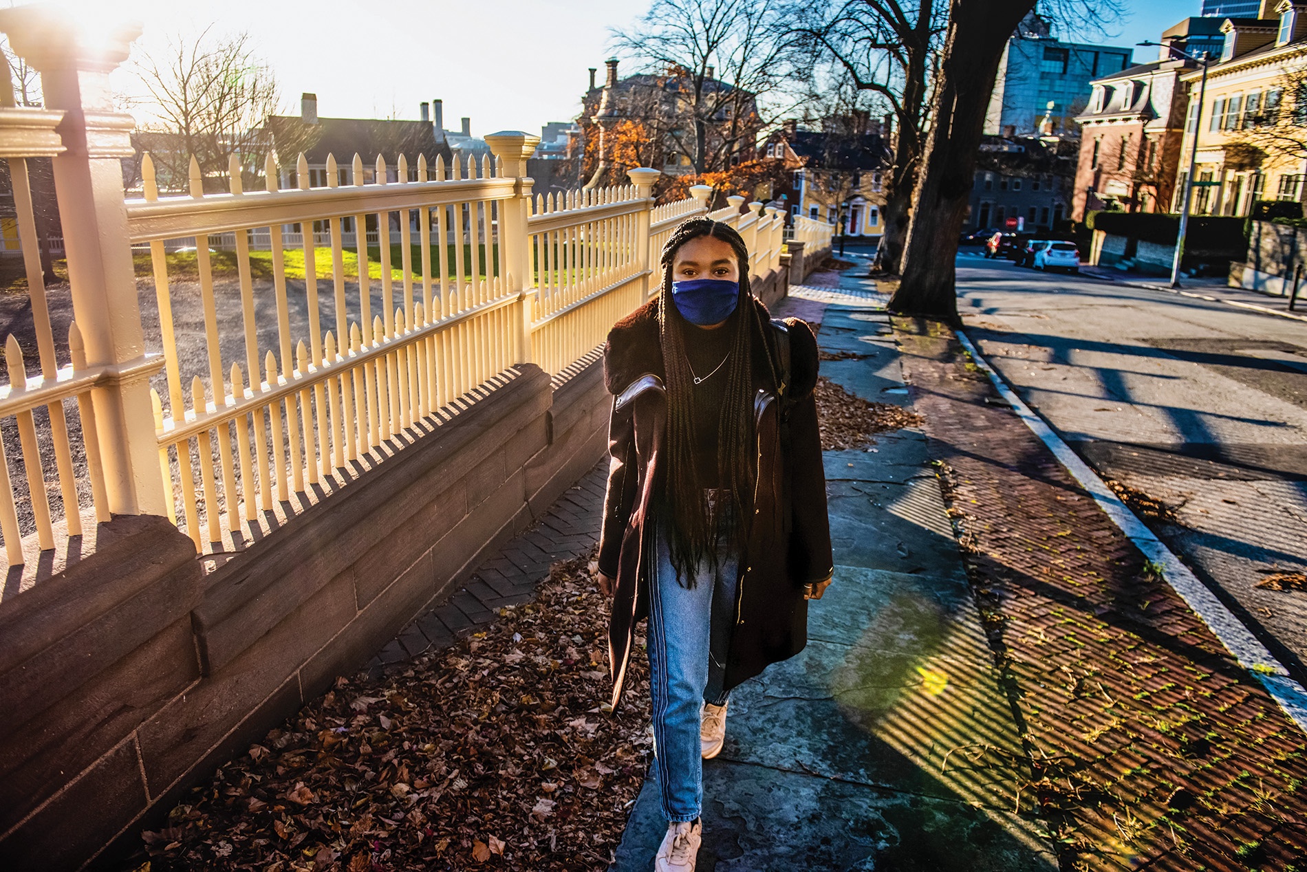 Kimberly Collins ’22 on Campus Hill