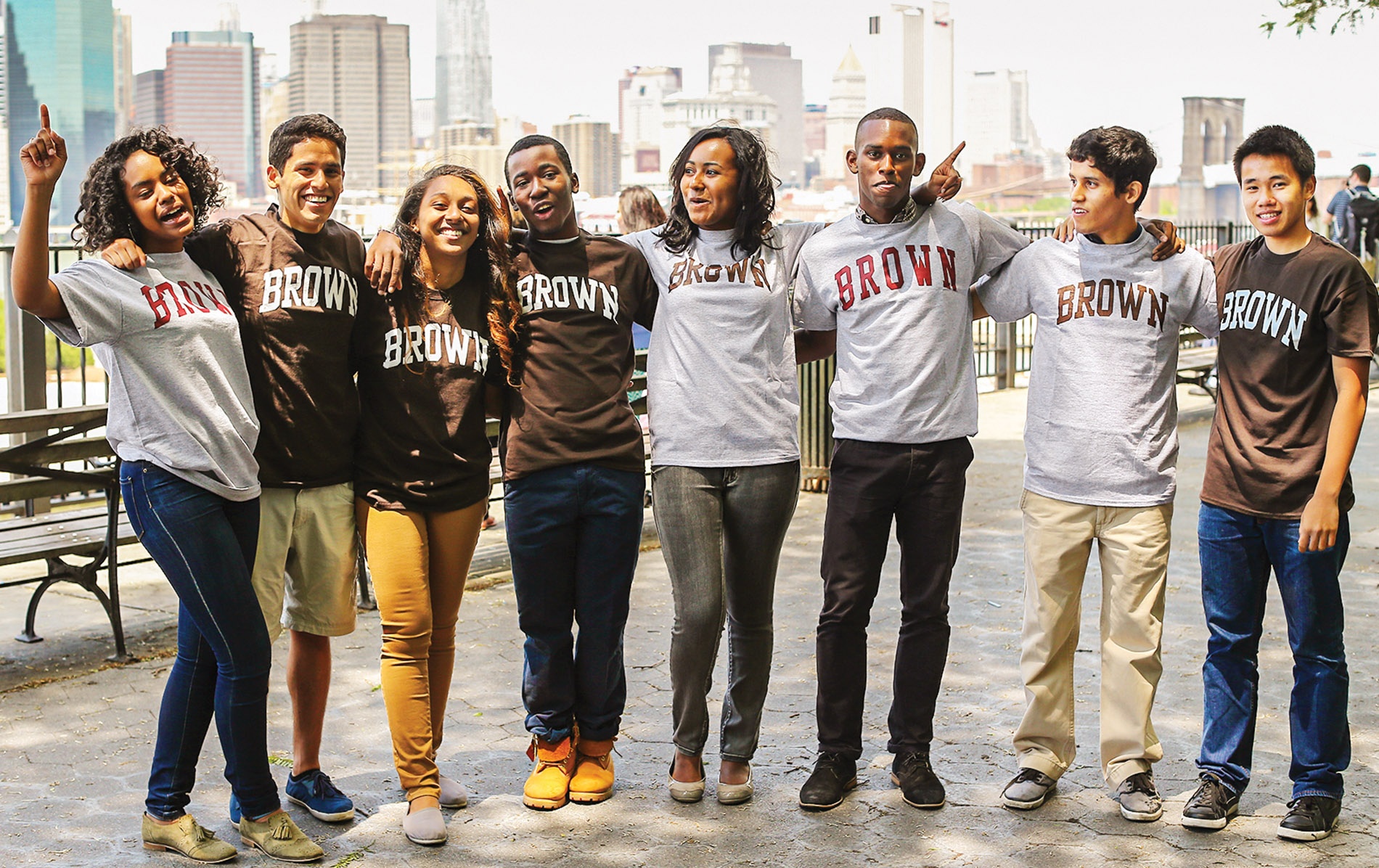 Image of members of the TEAK fellowship Brown University