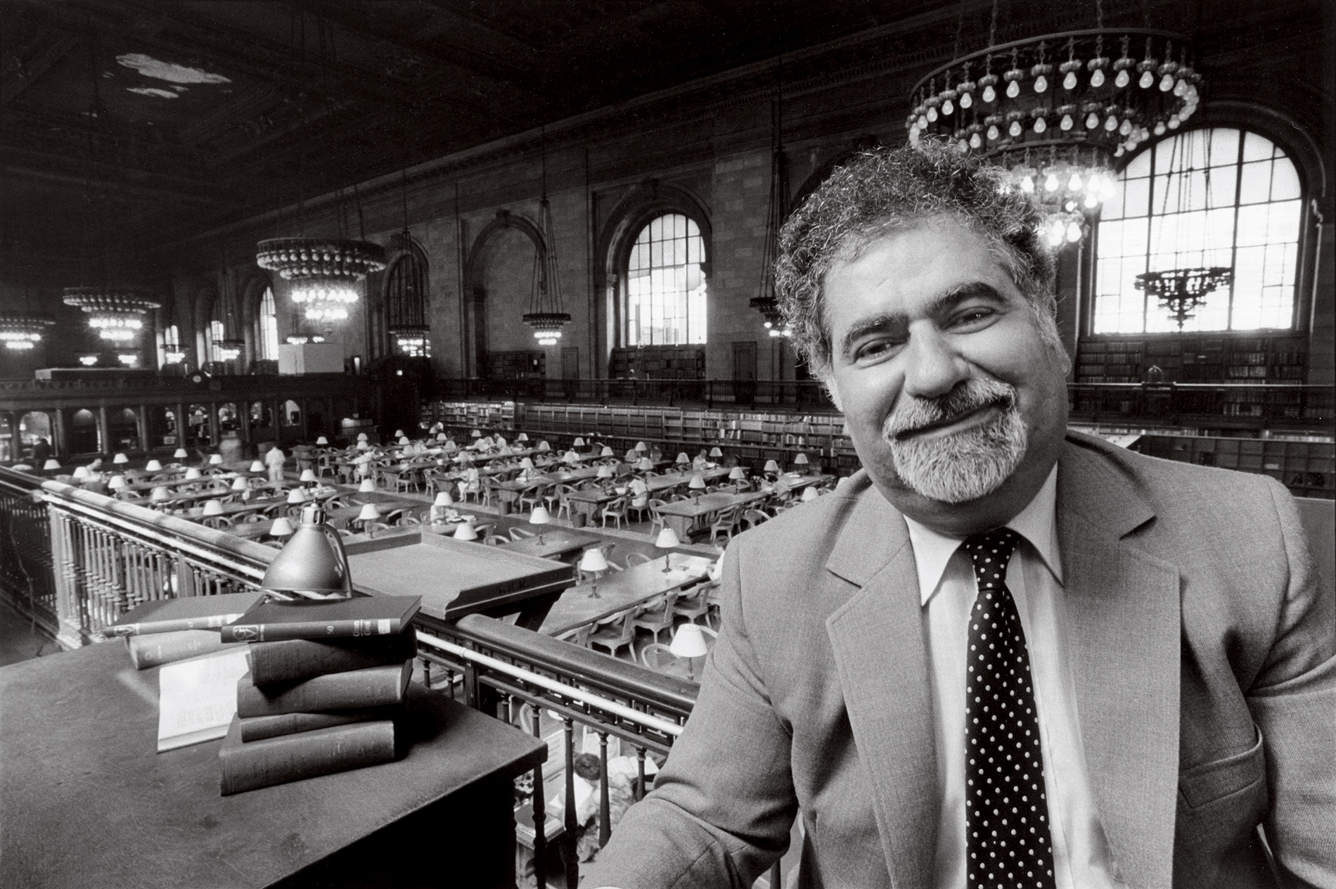 portrait of Vartan Gregorian in the NYPL