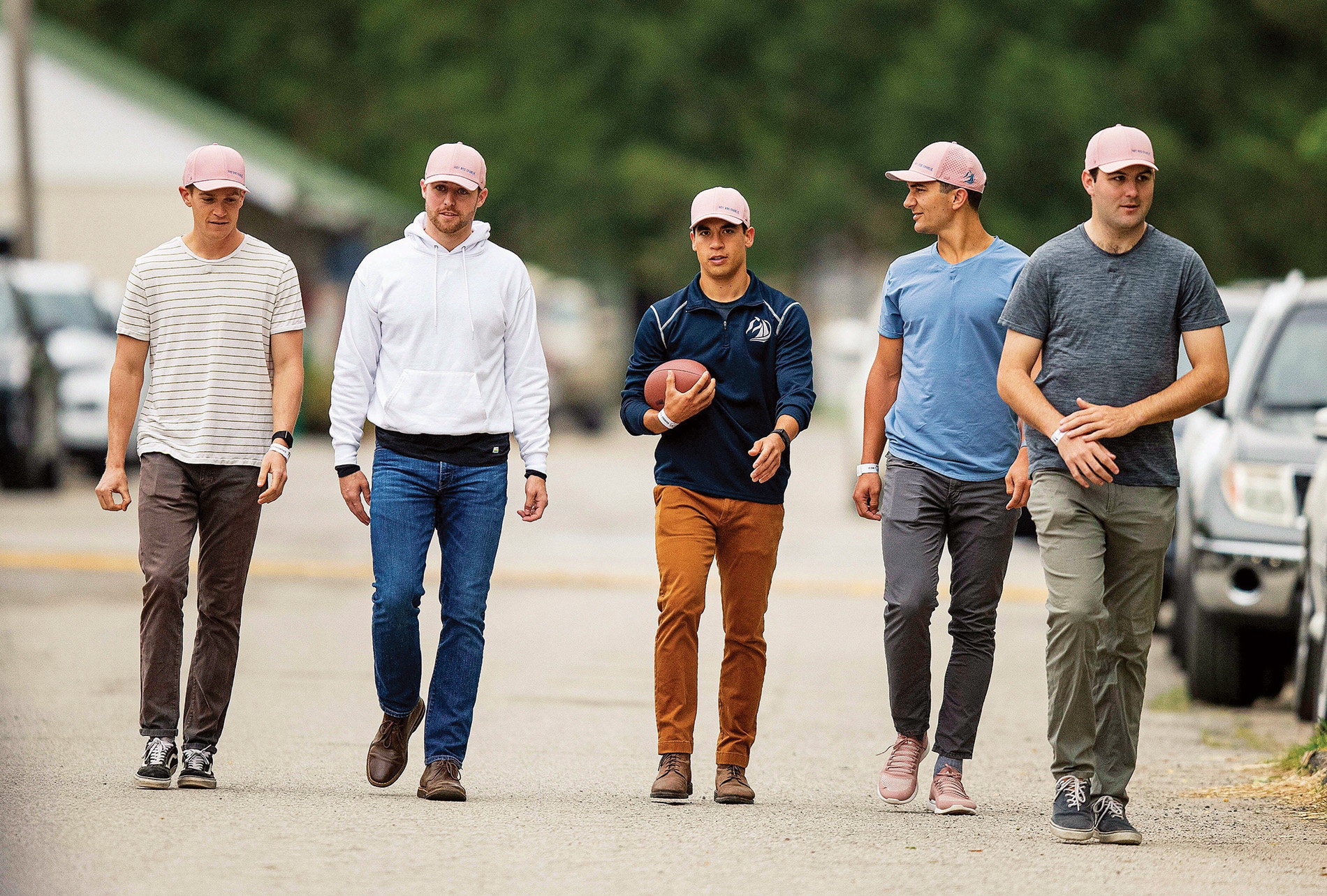 Reiley Higgins, Eric Armagost, Patrick O’Neill, Dan Giovacchini, and Alex Quoyeser