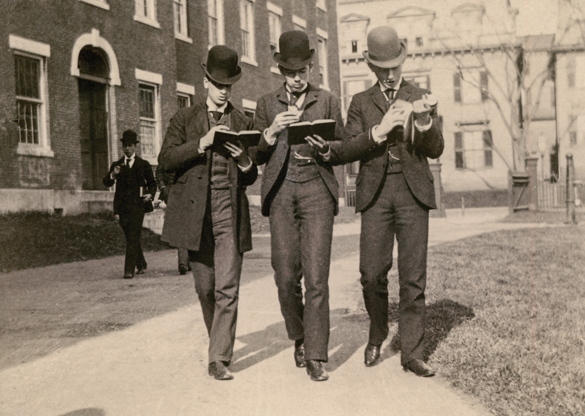 Image of three men from Brown class of 1888