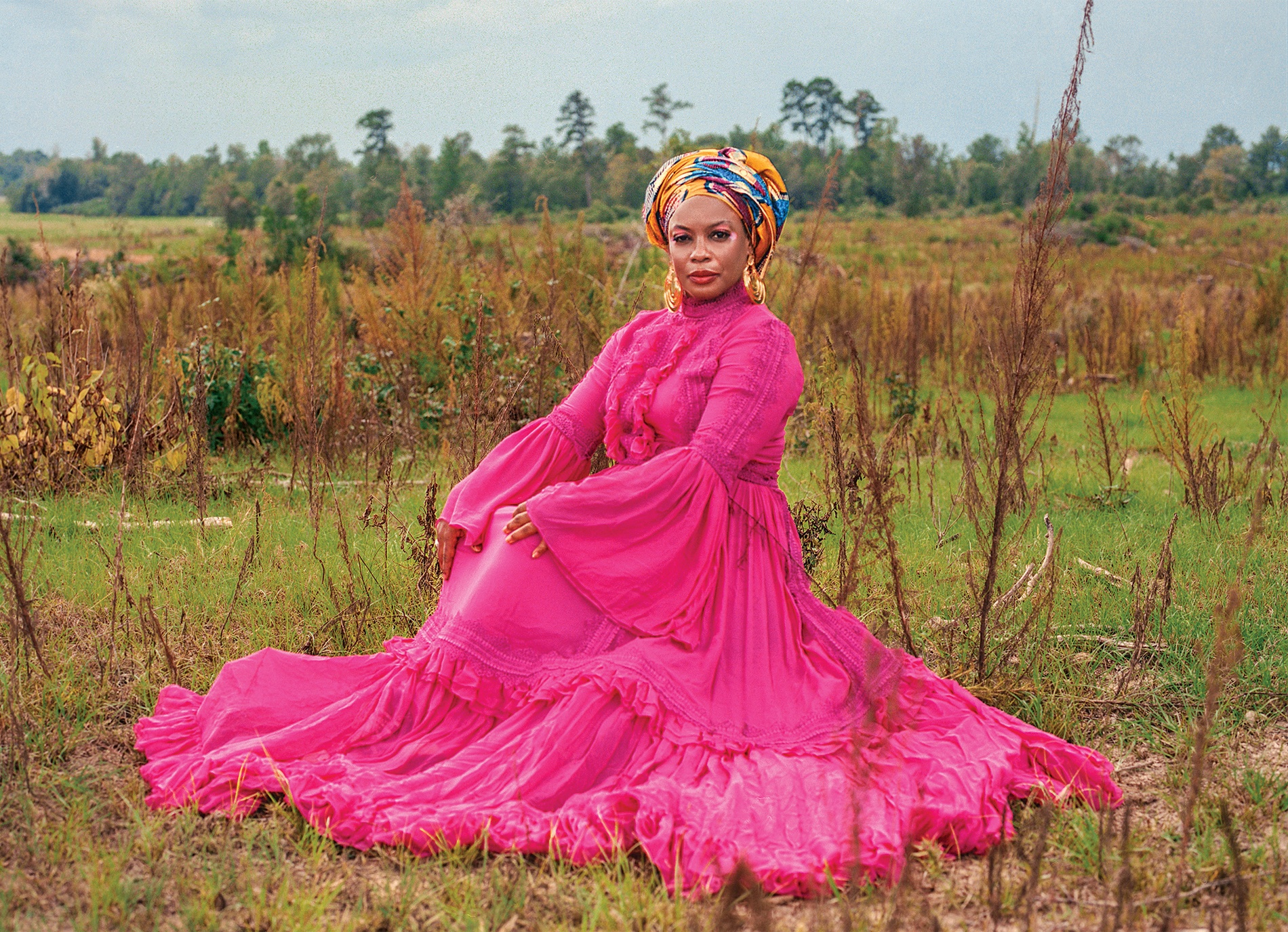 portrait of Aunjanue Ellis by Imani Khayyam