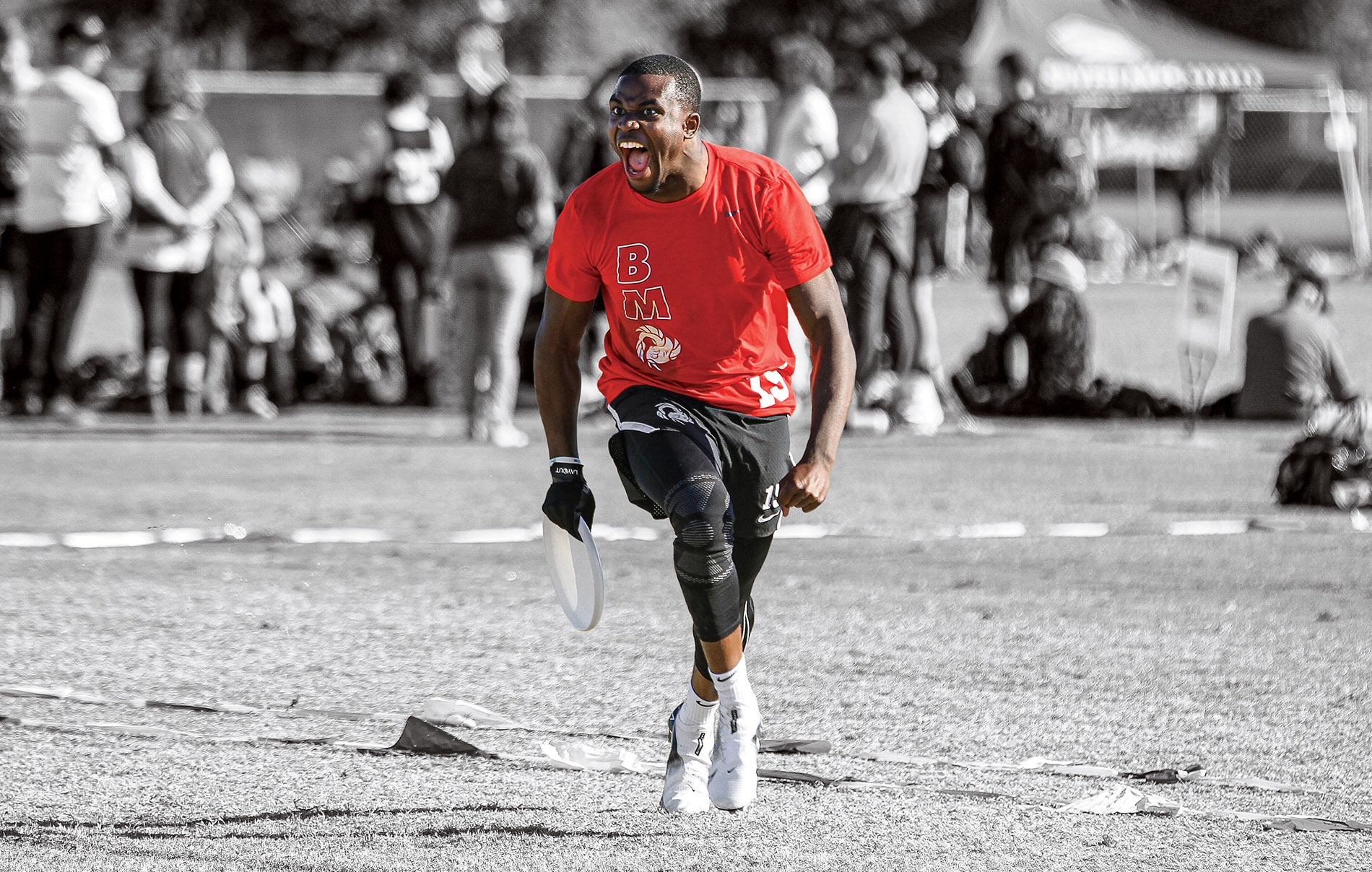 Image of Azeez Adeyemi in 2019 Ultimate College Championships