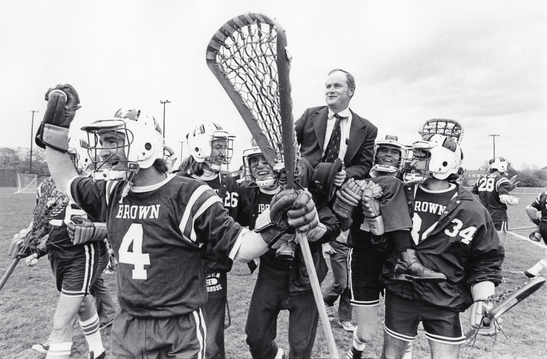 Lax team celebrates in 1973